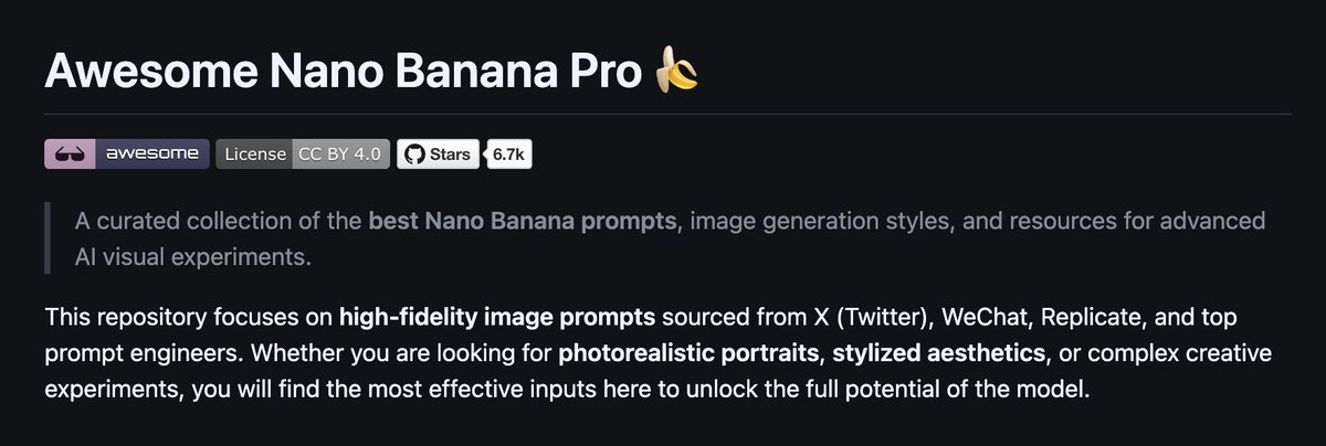 Awesome Nano Banana Pro: Nano Banana Prompts & Image Generation