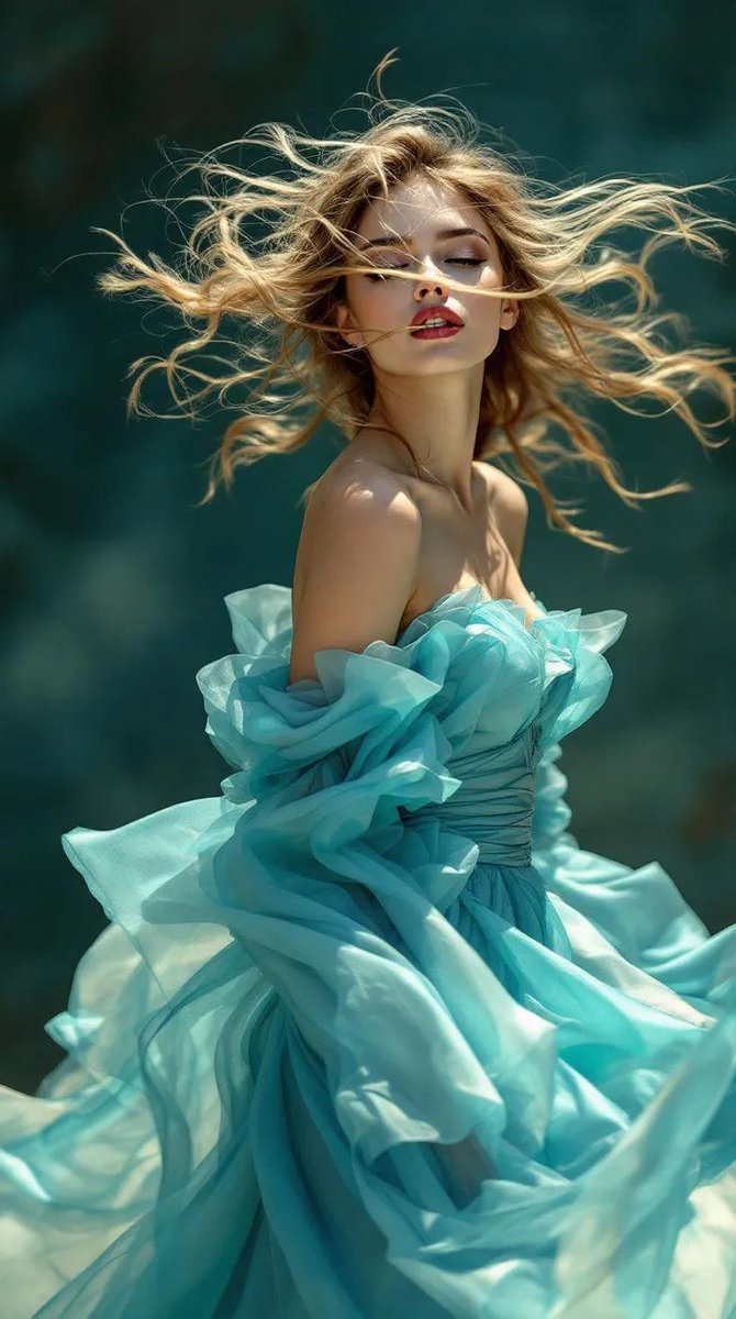 Highly detailed portrait of a beautiful woman in a dramatic