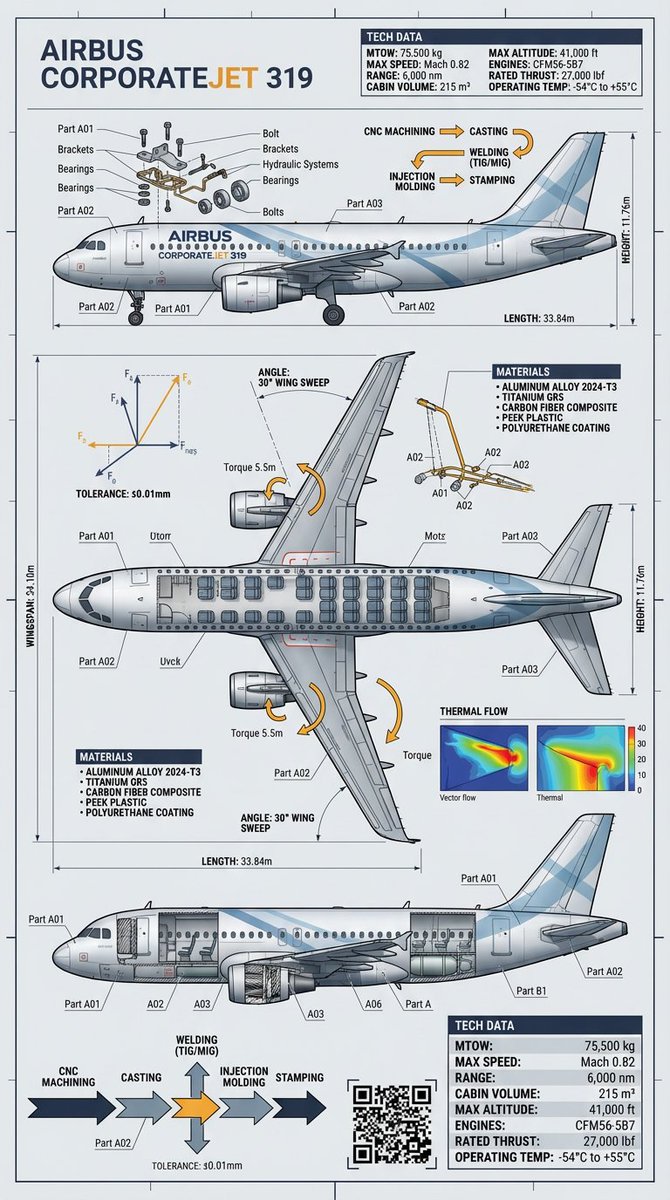 Infographic / Edu Visual - Raw Object to Factory Blueprint Prompt