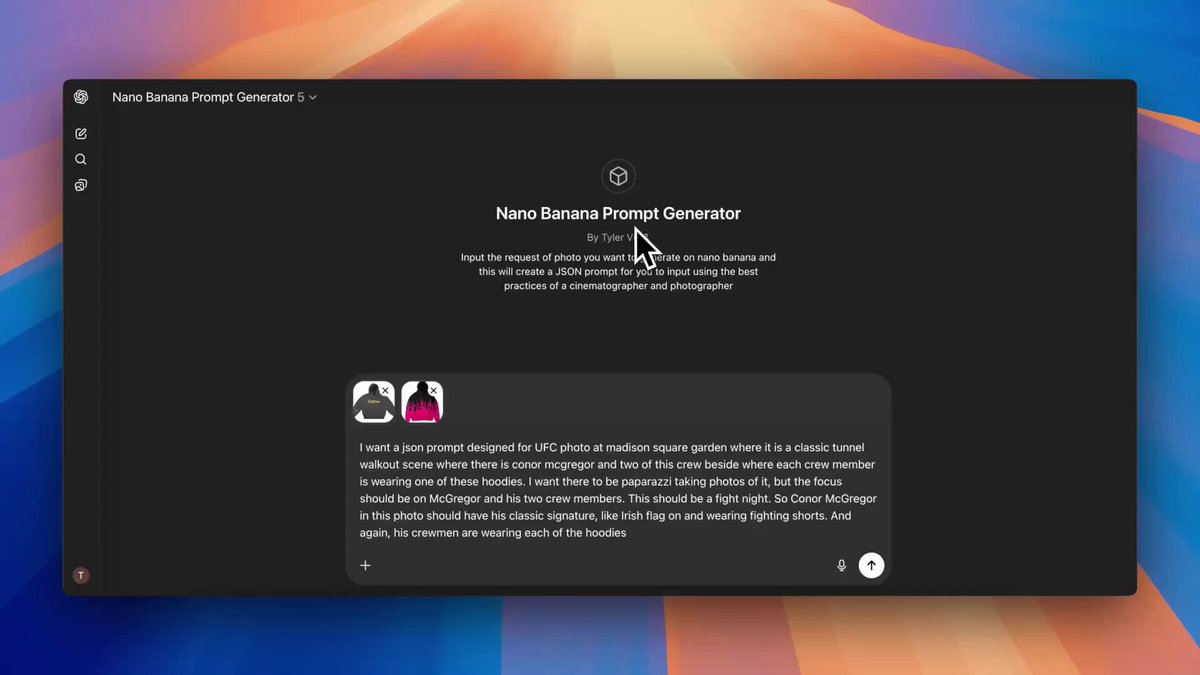 Nano Banana AI Prompt Generator for Cinematic UFC Photos