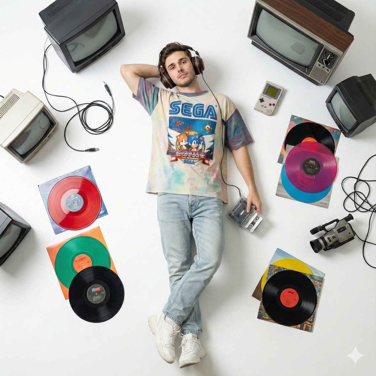 Nostalgic 90s atmosphere