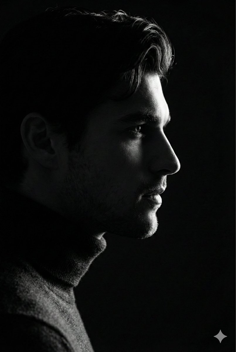 Profile / Avatar - Low-Key Profile Portrait with Single Rim Light