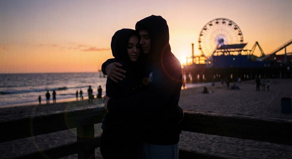 Santa Monica Pier at Sunset