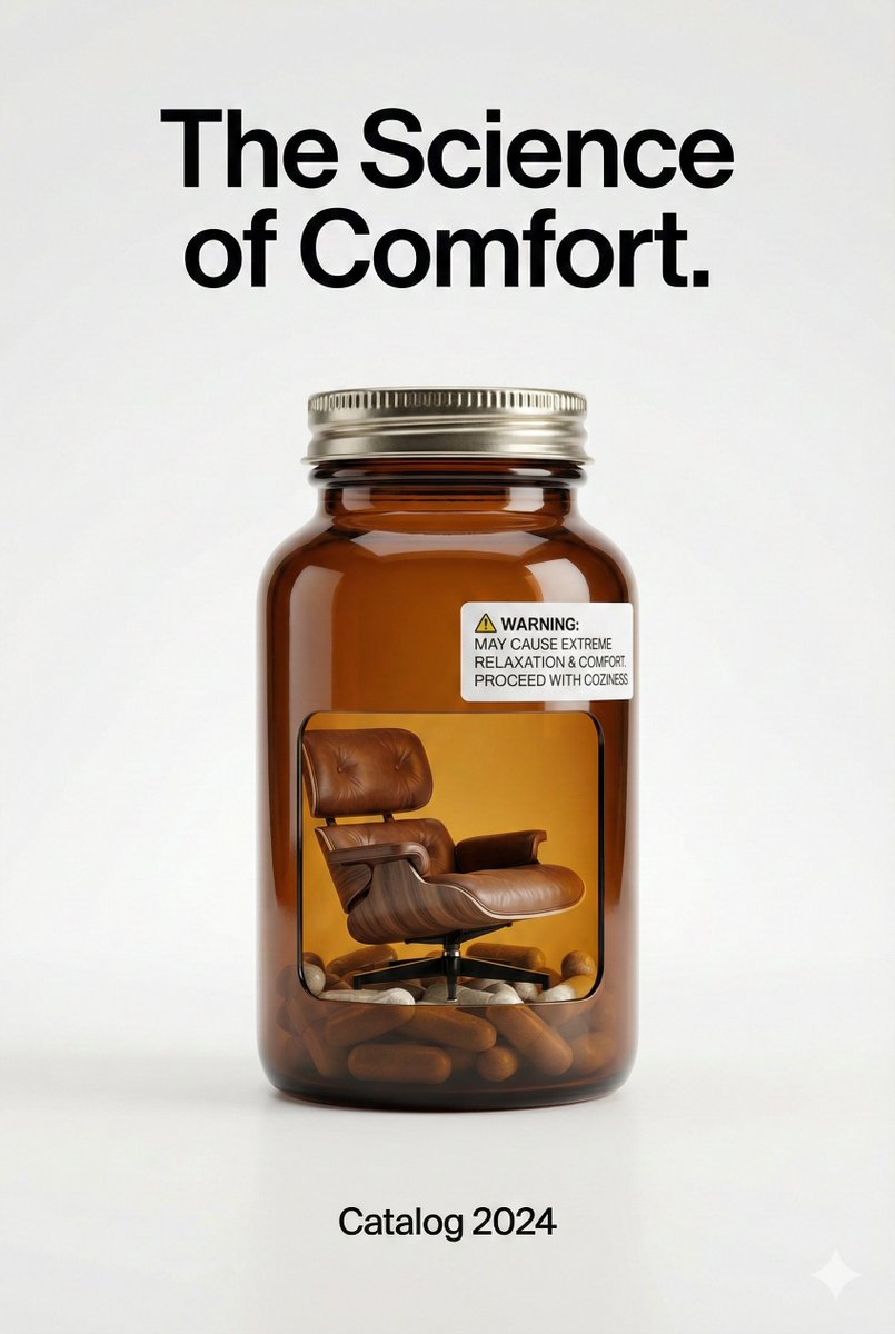 The Science of Comfort | Conceptual Furniture Ad 2024