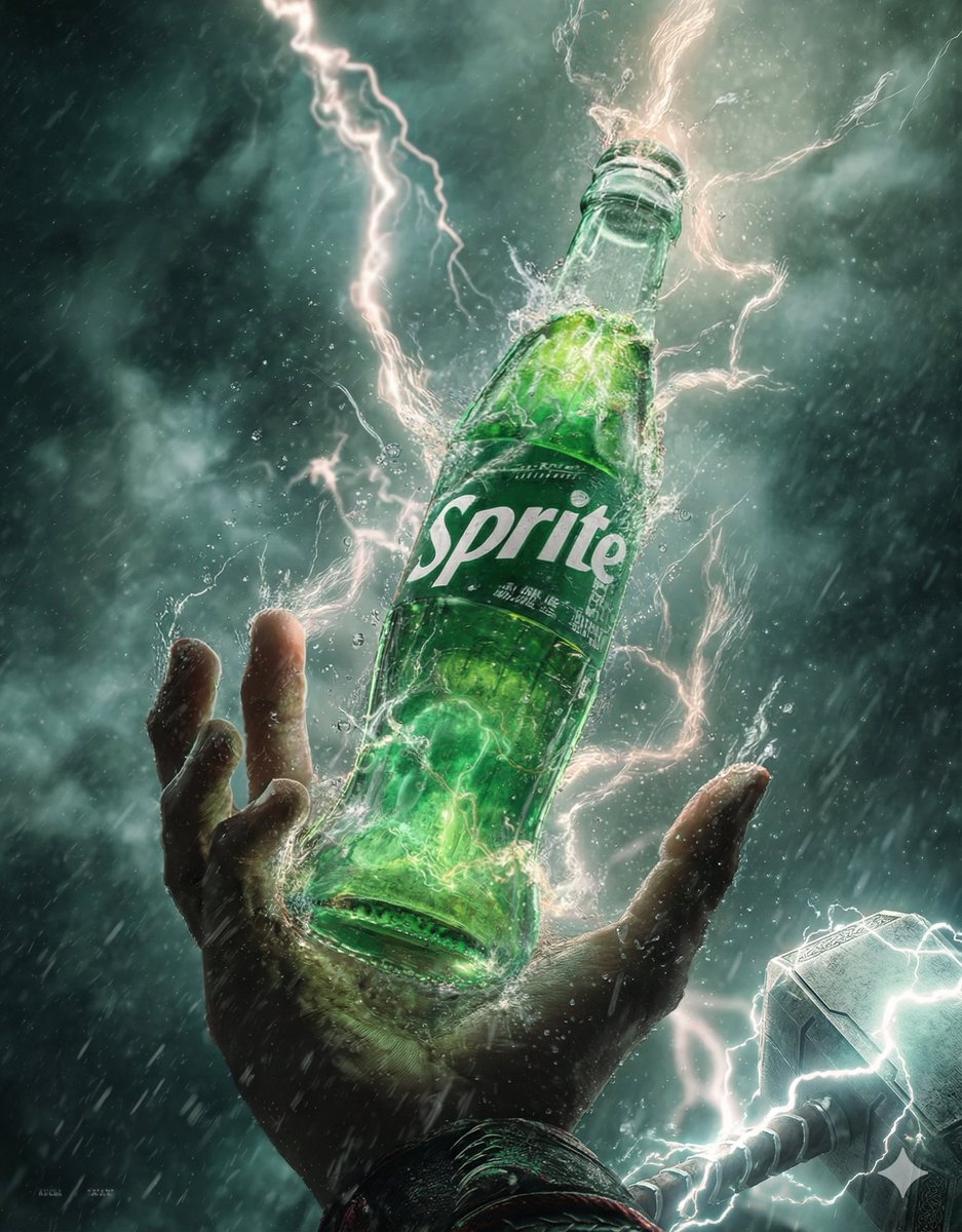 Thor's Hand Grips Electrified Sprite Bottle in Storm