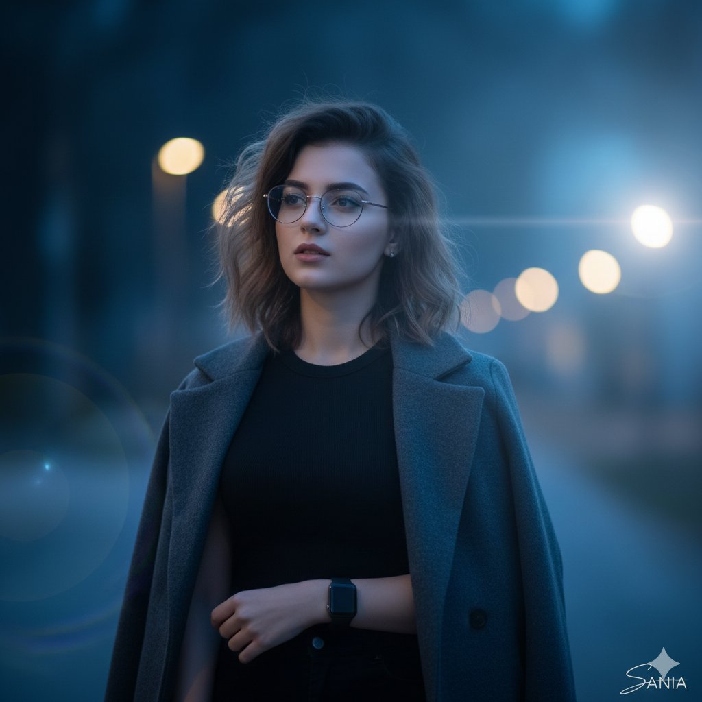 Ultra-realistic cinematic portrait of a girl