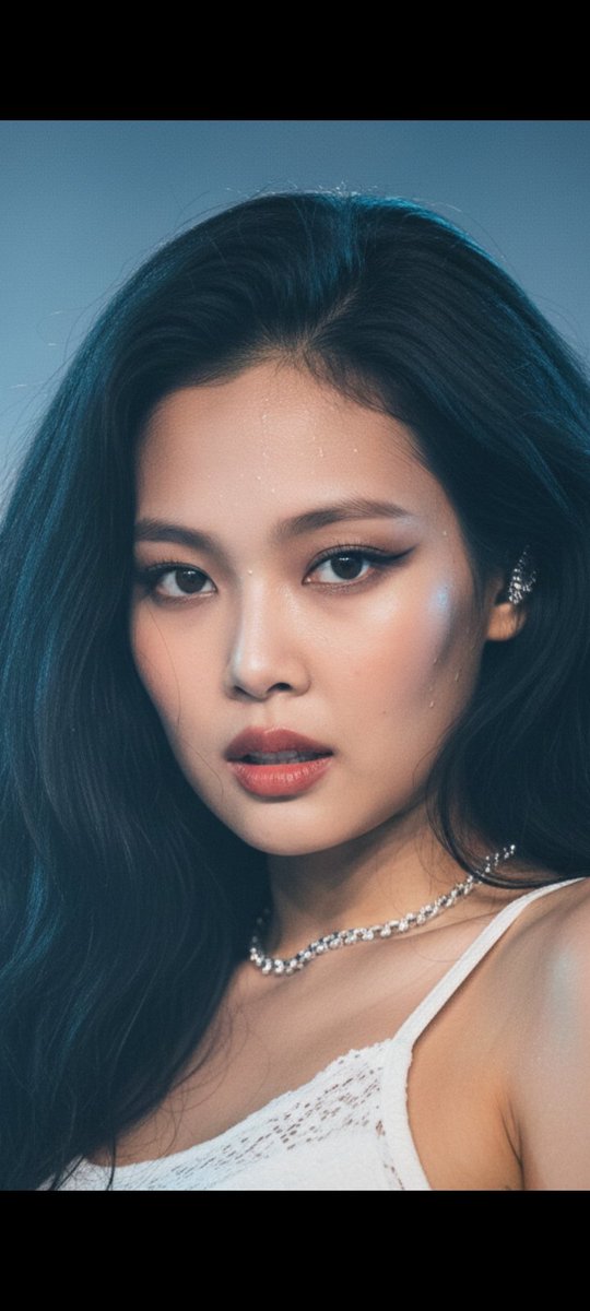 YouTube Thumbnail - K-pop Star Jennie Kim Stage Performance Portrait