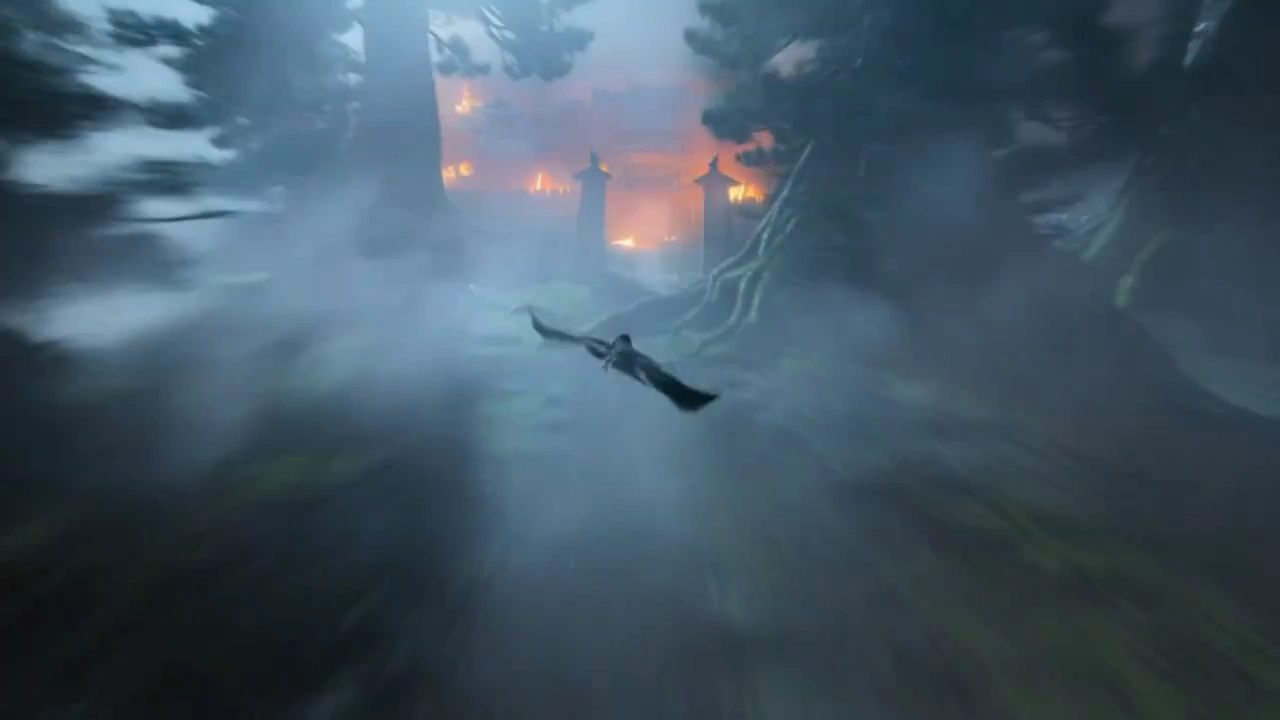 A Crow's Fiery Flight: Nighttime FPV Adventure