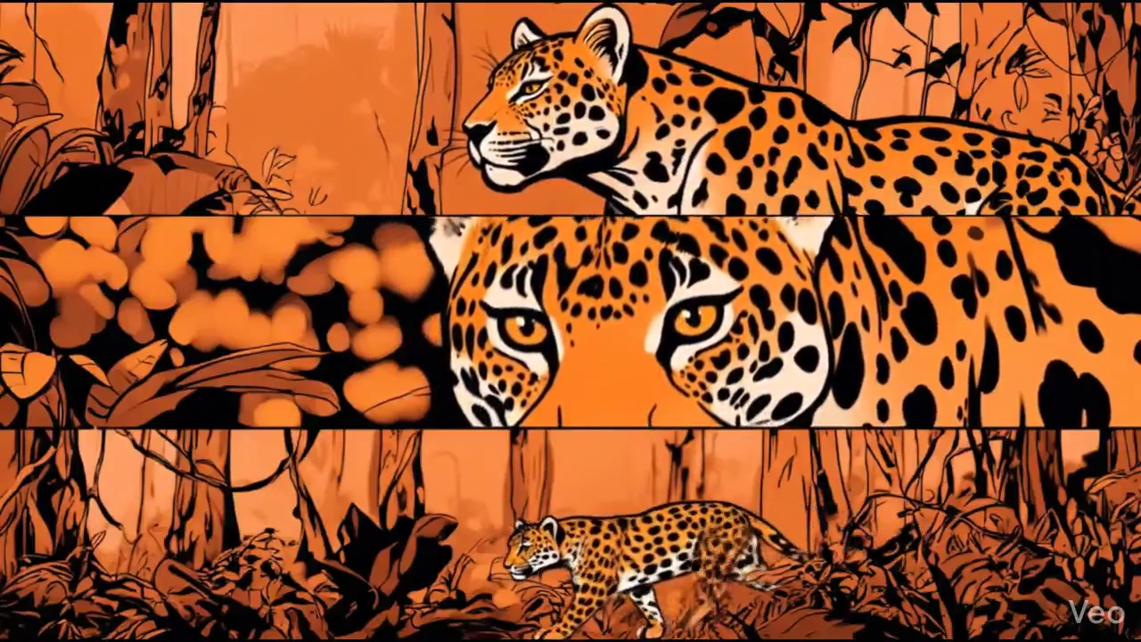 A Symphony of Pixels: The Jaguar's Dance