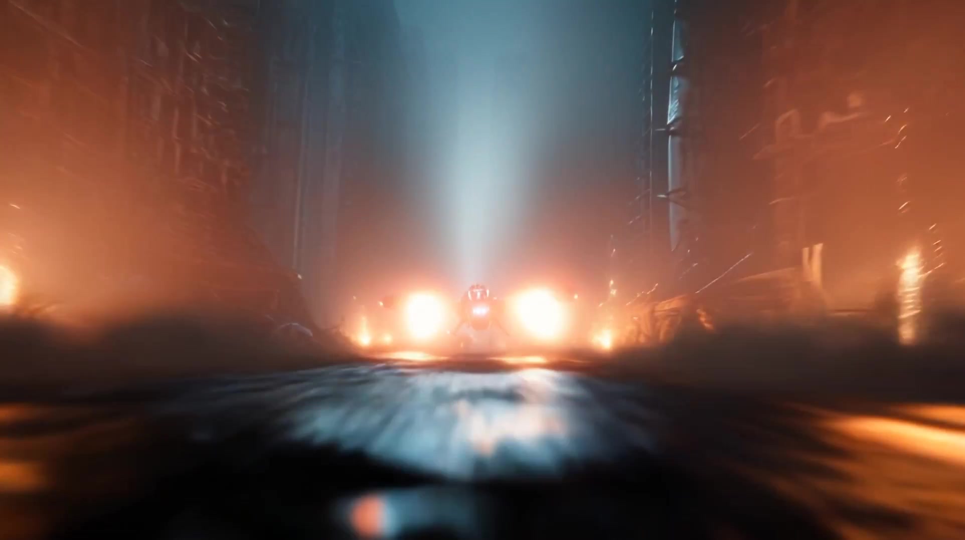 Anti-Gravity Sprint Drone in a Tech-Wasteland