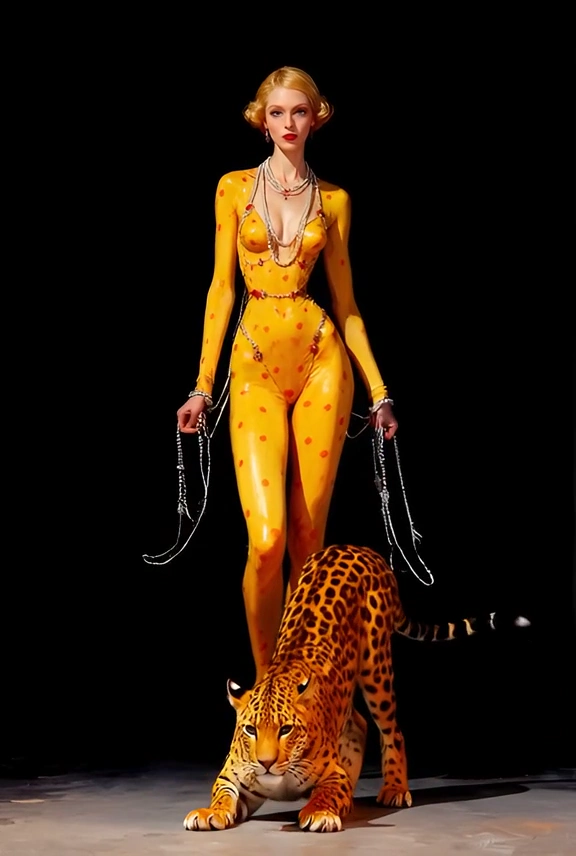 Art Deco Elegance: Fashion Meets the Wild