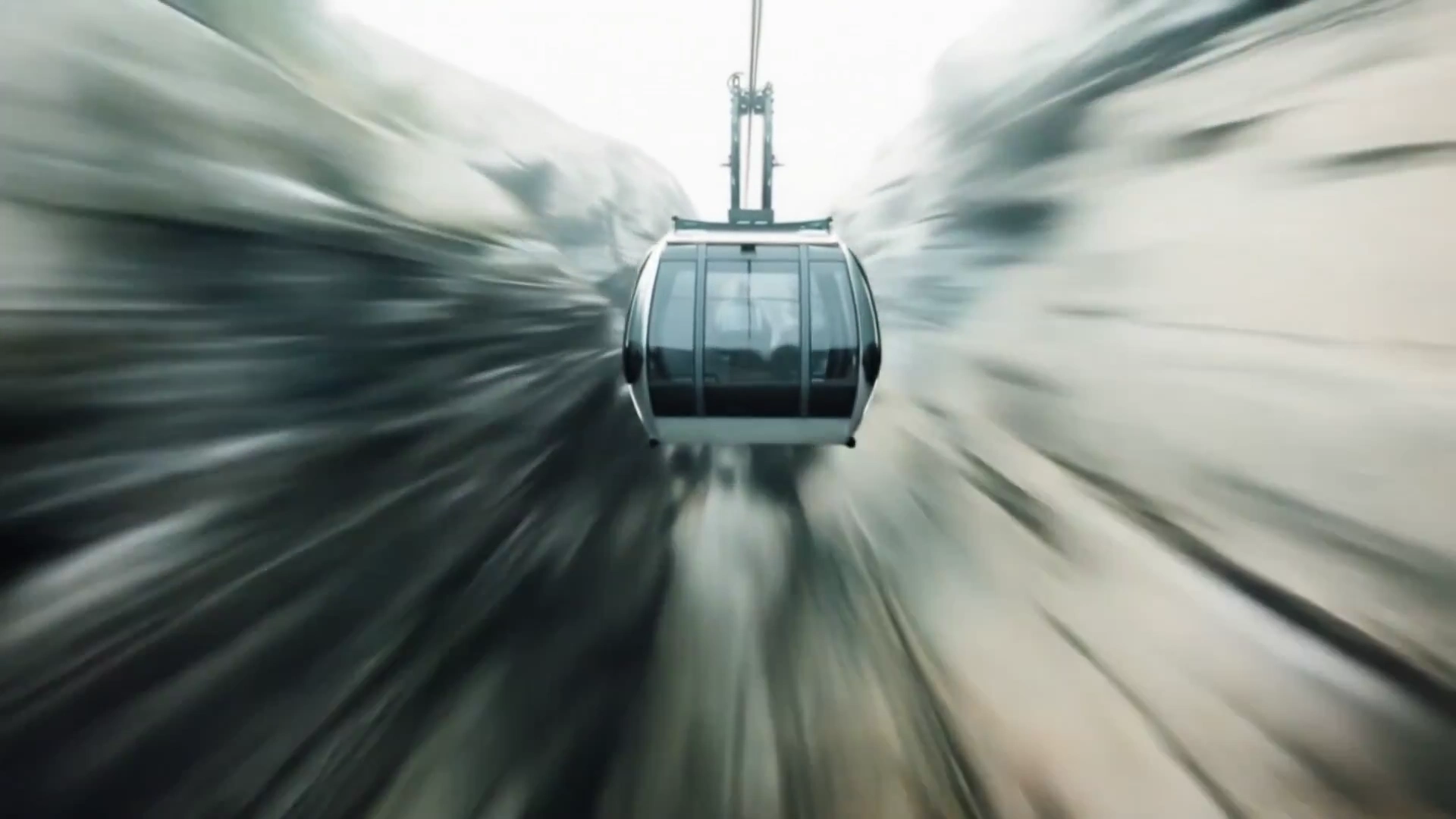 Cable Car Chaos: High-Speed Thrills in a Mountain Gorge