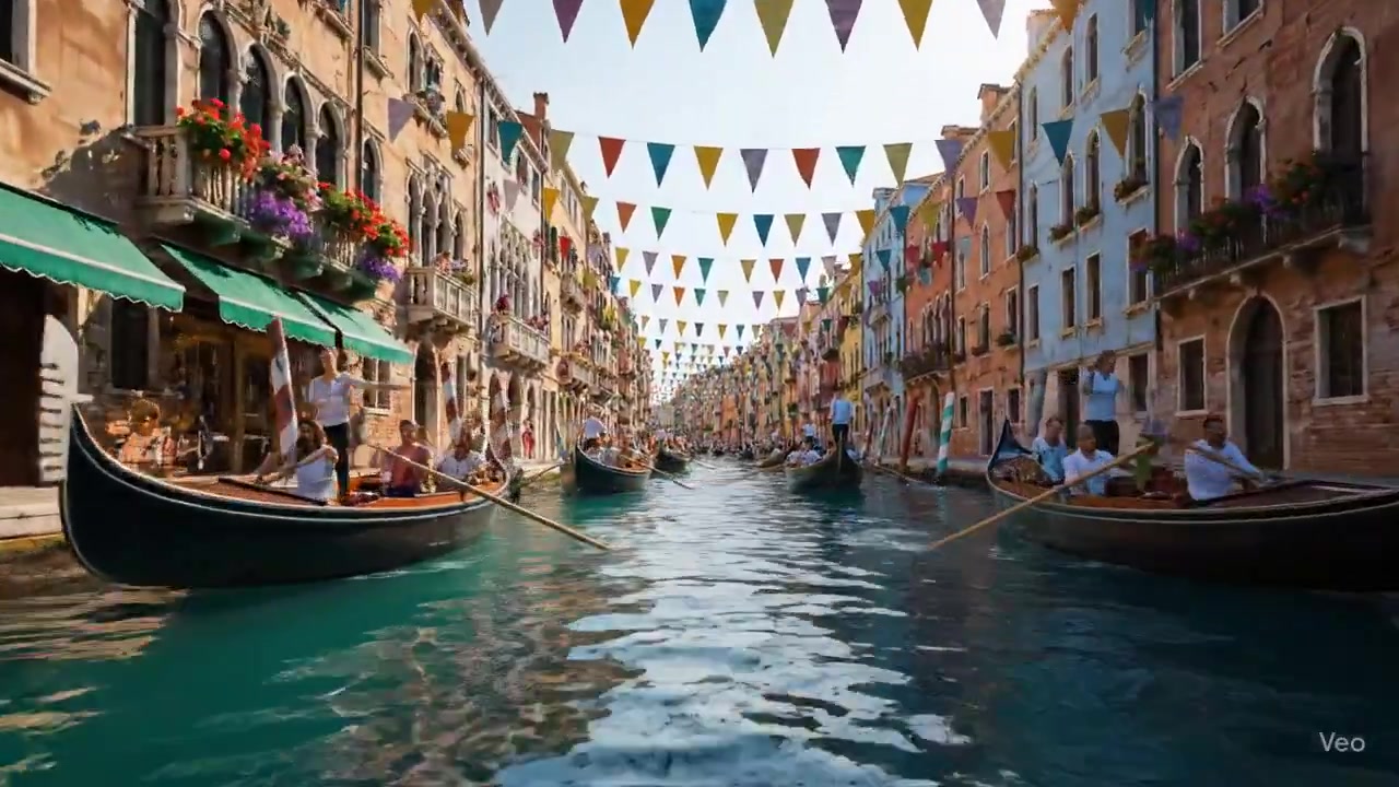 Canal Dreams: A Cinematic Journey Through Color and Life