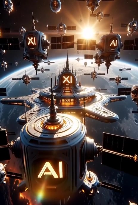 Celestial Symphony: Satellites in Space