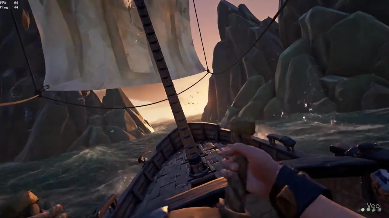 Chasing Shadows: A Pirate's Race Through Cliffs