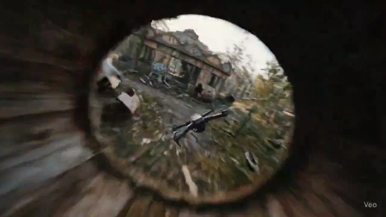 Chasing Shadows: FPV Adventure in an Abandoned Amusement Park