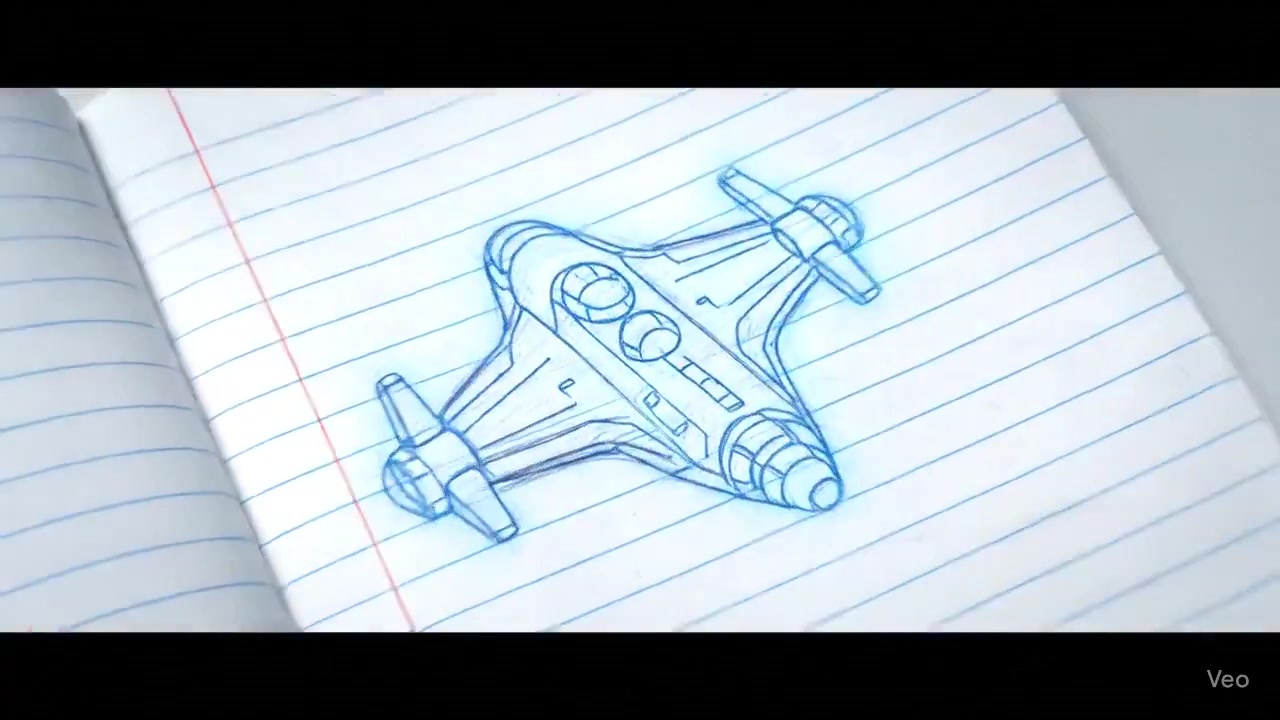 Child's Imagination Takes Flight