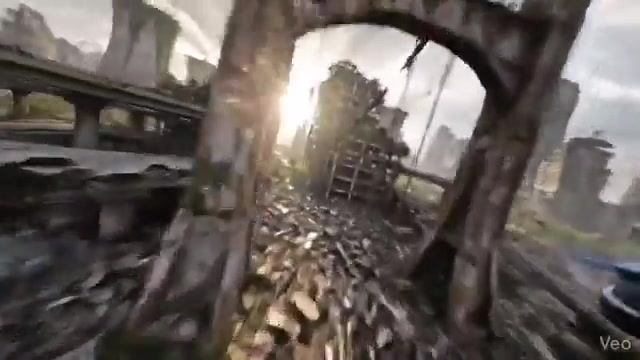 Cinematic FPV Flight Through a Nature-Reclaimed Apocalypse