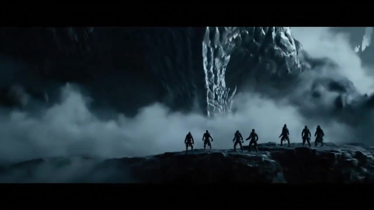 Colossal Creature Emerges from the Mist