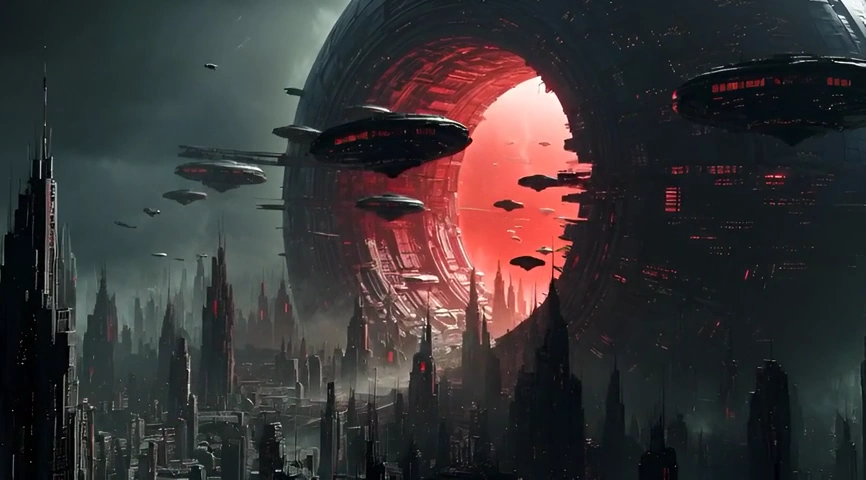 Cosmic Cities: Unveiling a Futuristic Megastructure