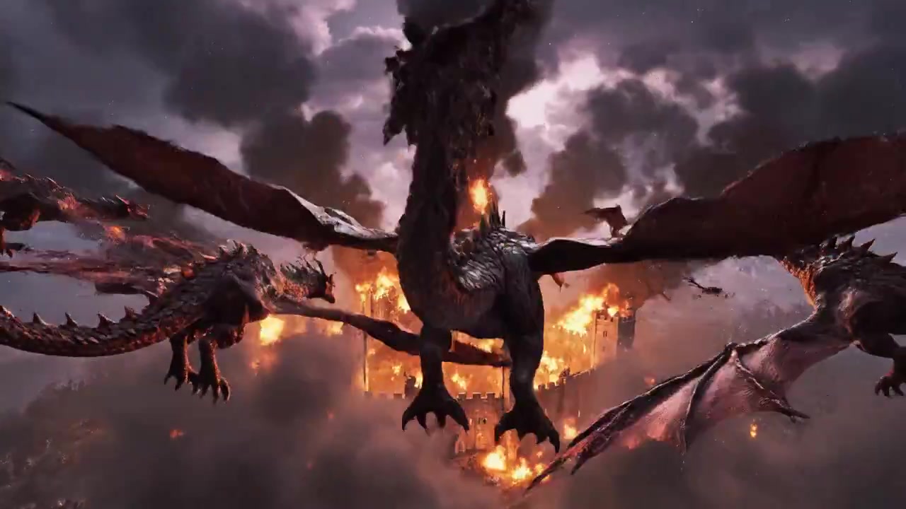 Dragons Over the Inferno: A Fiery Cinematic Journey