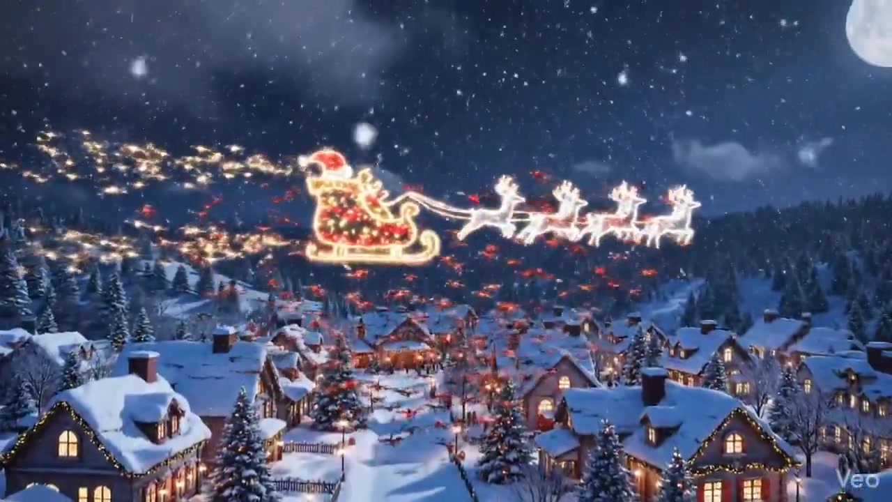 Drones Paint the Night Sky with Holiday Magic