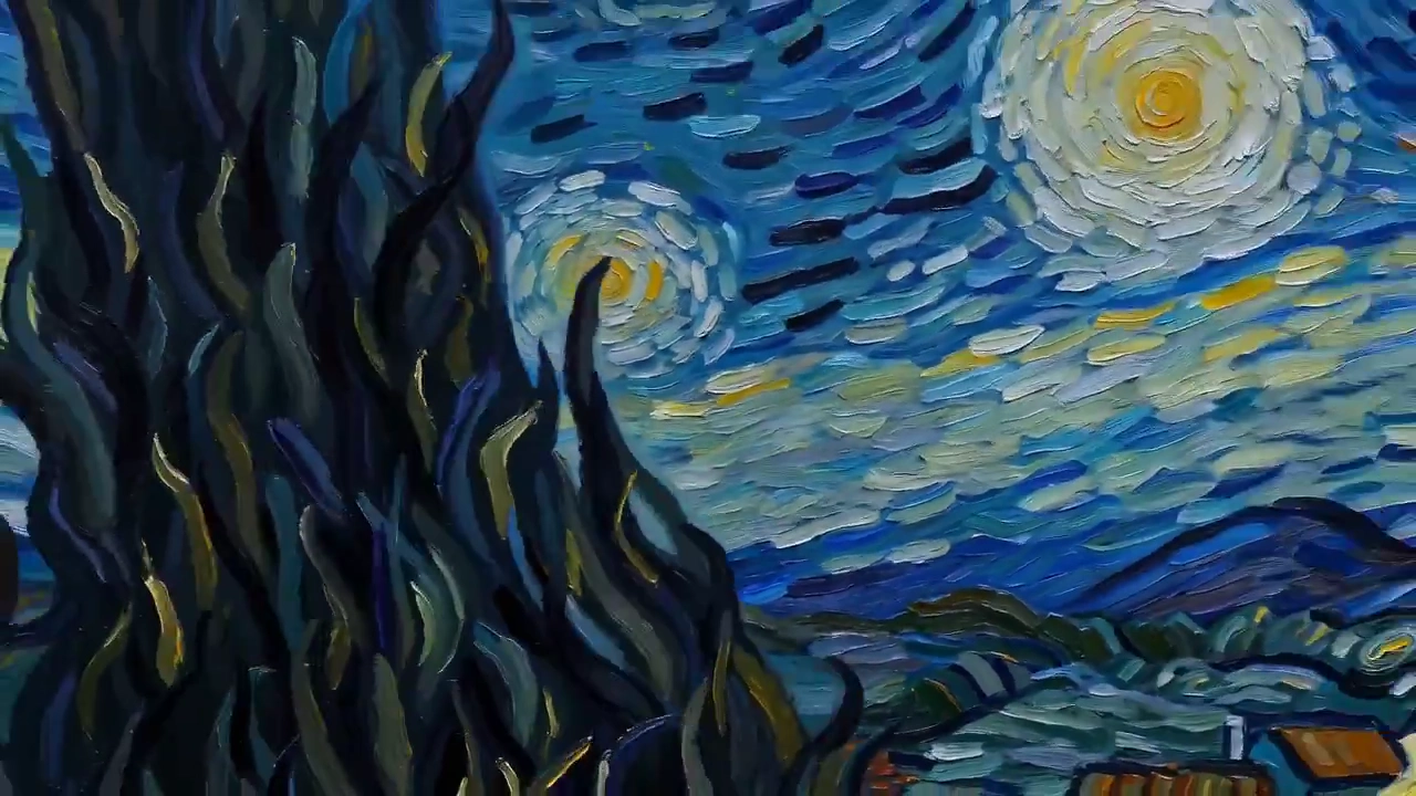 Dynamic Van Gogh-Inspired Animation