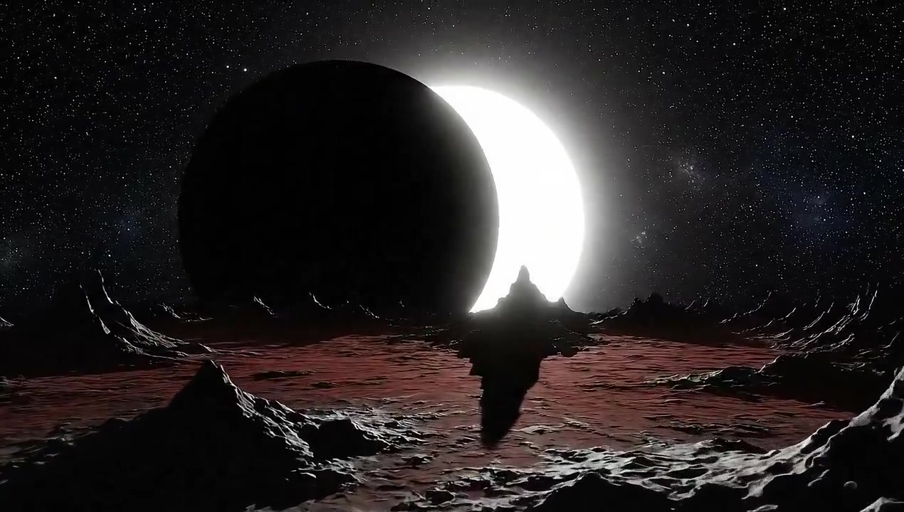 Eclipse of Light: A Cosmic Dance