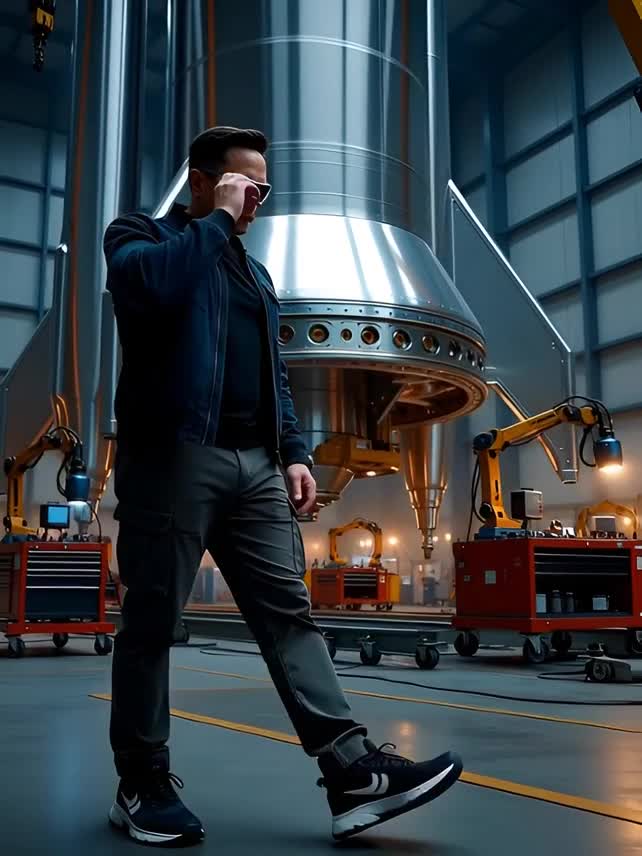 Elon Musk: Engineering the Future in SpaceX's Hangar