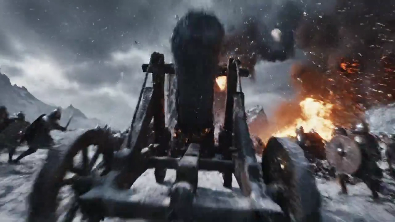 Epic Confrontations: Warriors Clash in the Storm