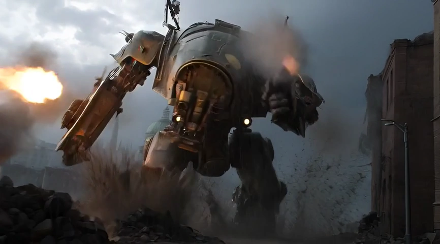 Epic Mech Battle: Groovy Combat Unleashed