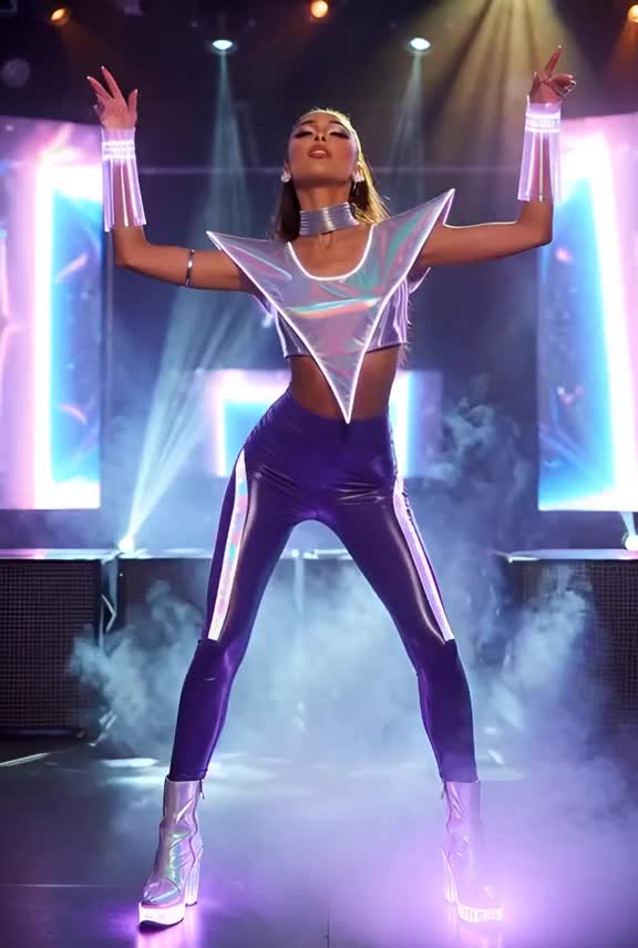 Fierce Fashion Meets Futuristic Vibes on Stage