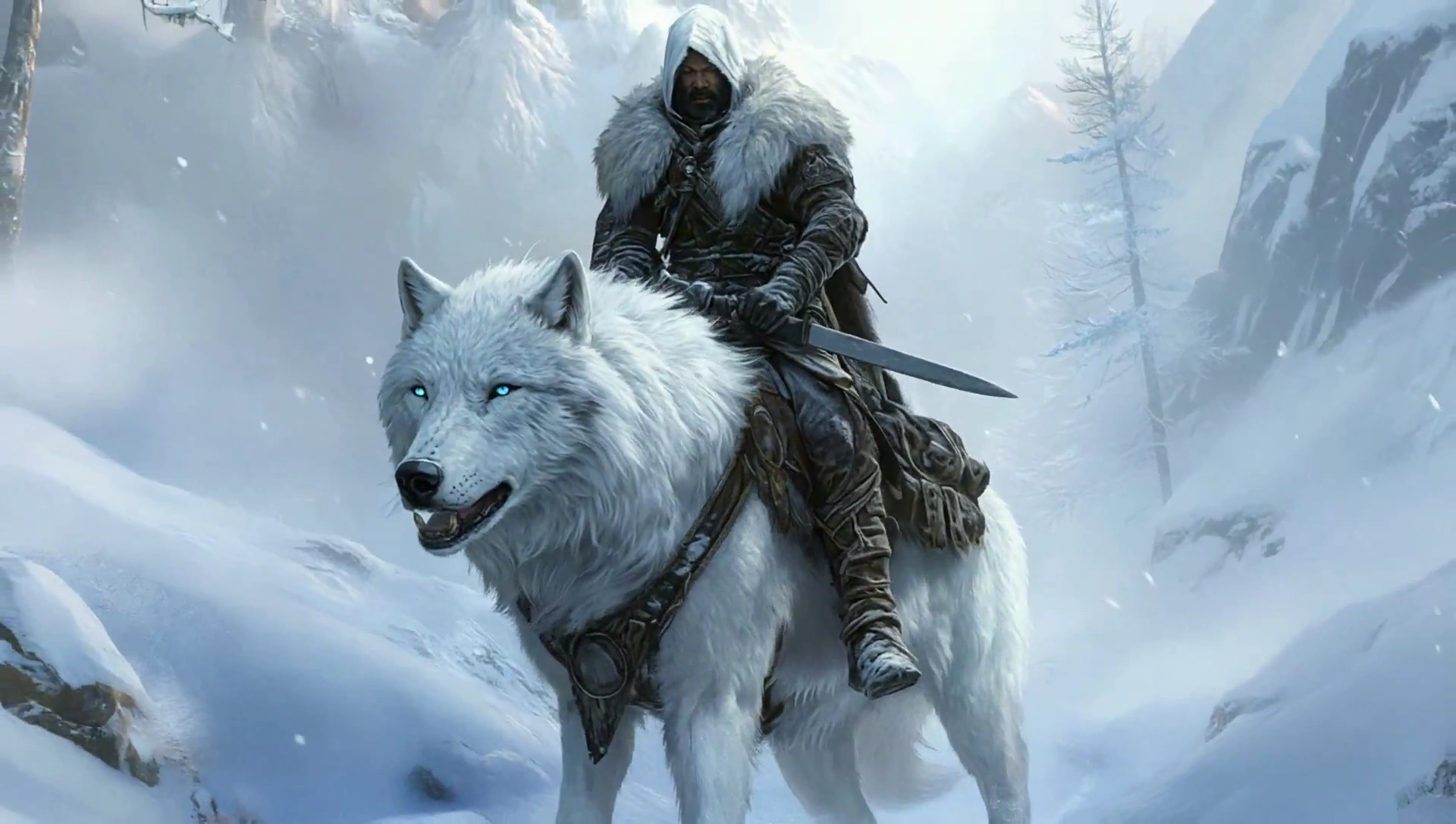 Frostbitten Valor: A Wolf Rider's Tale