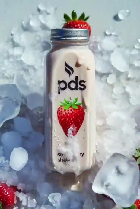 Frosty Elegance: The Rushberry Shake Experience