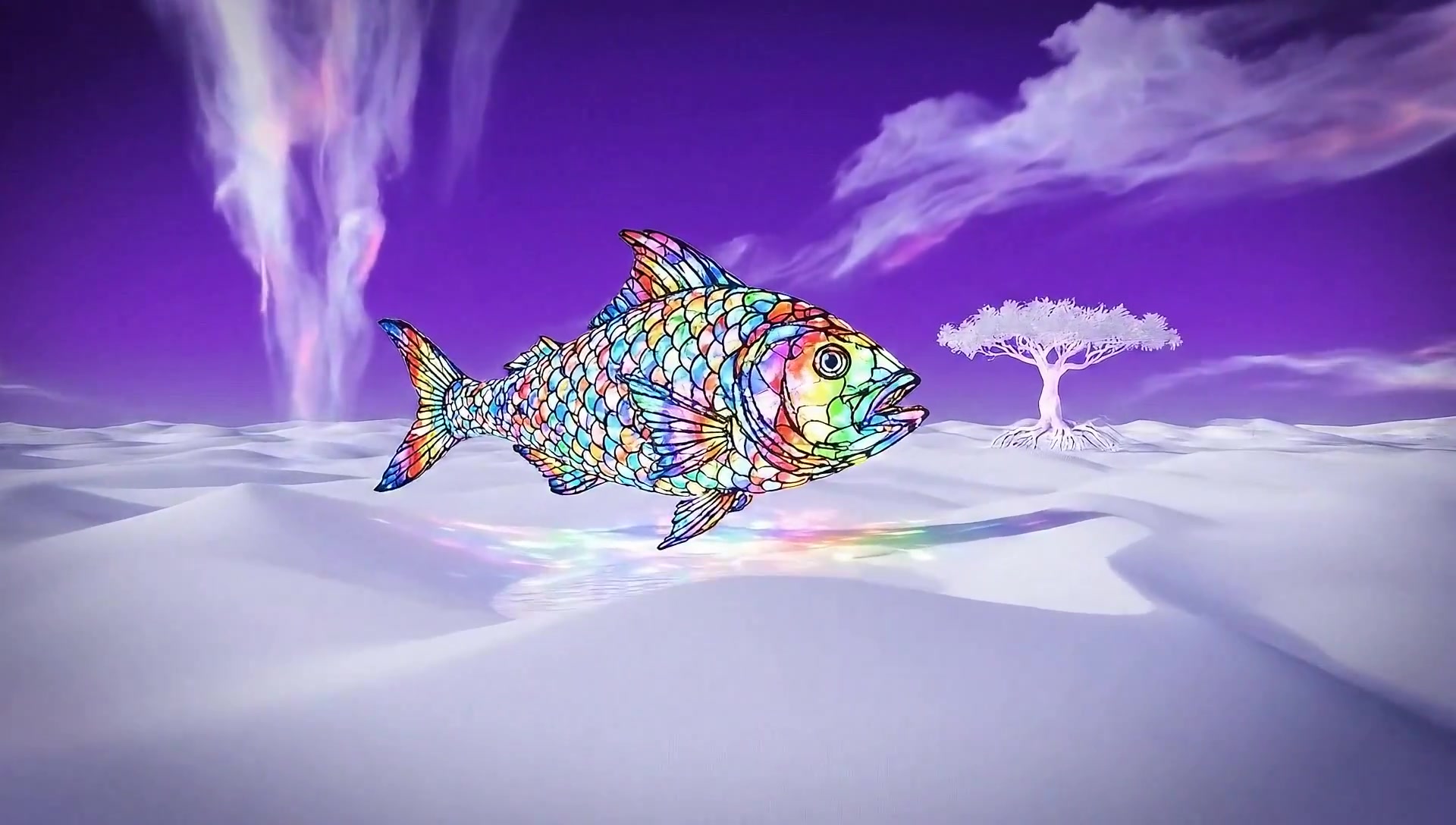 Glass Dreams: A Surreal Dance in the Desert