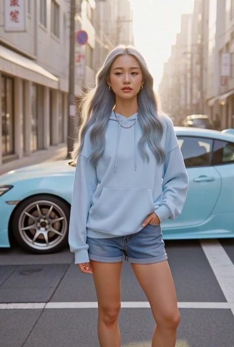 Golden Light Dances on Tokyo's Quiet Streets