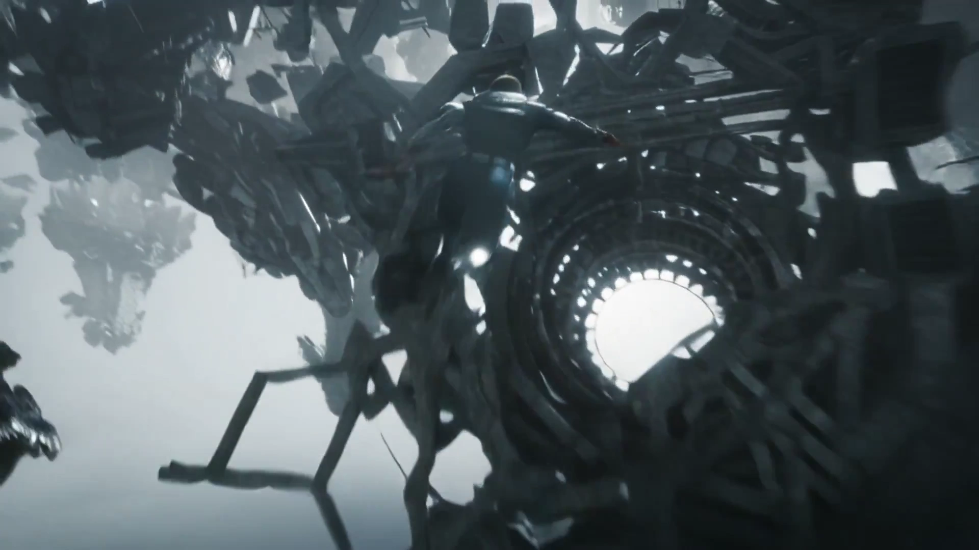 Gravity Defied: A Human's Dance in an Infinite Architecture