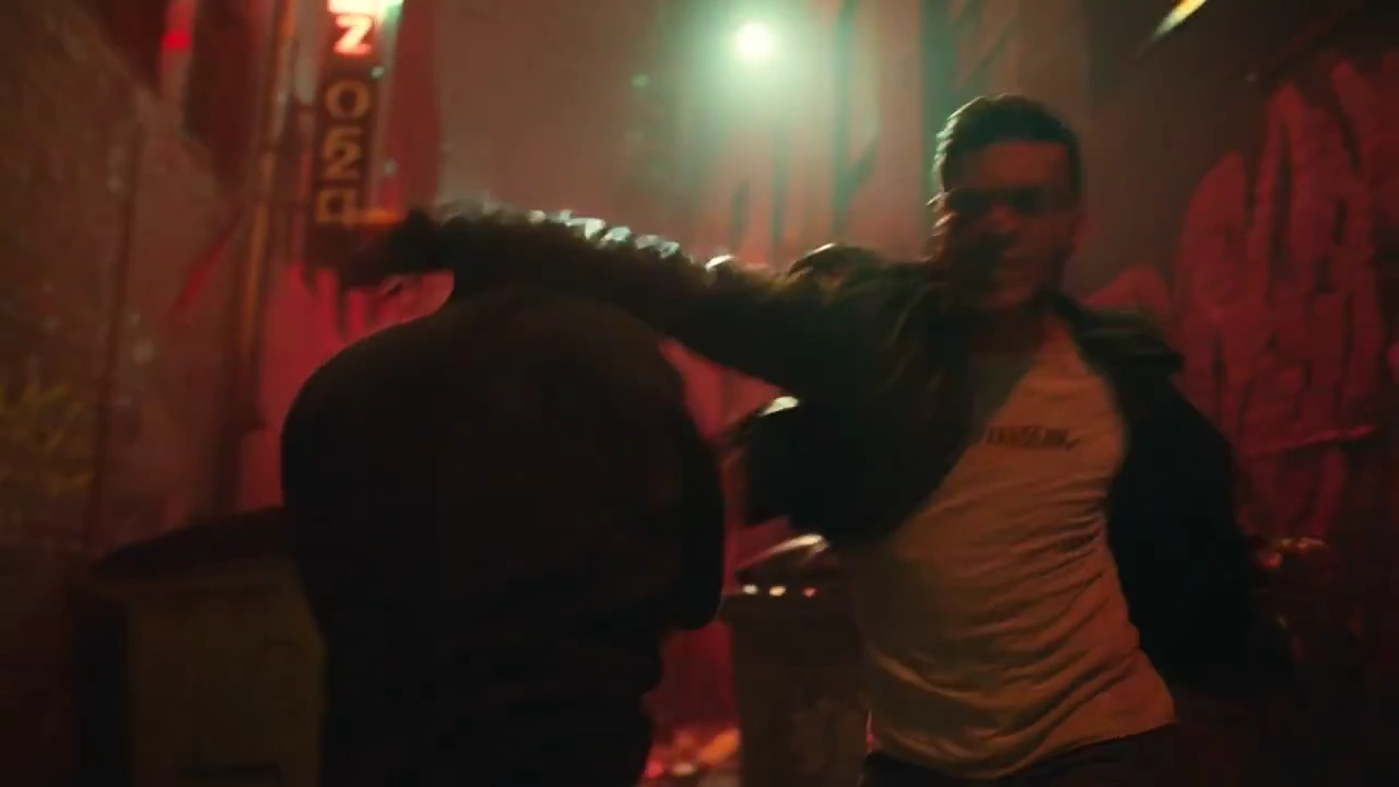 Intense Alley Brawl: A Cinematic Clash