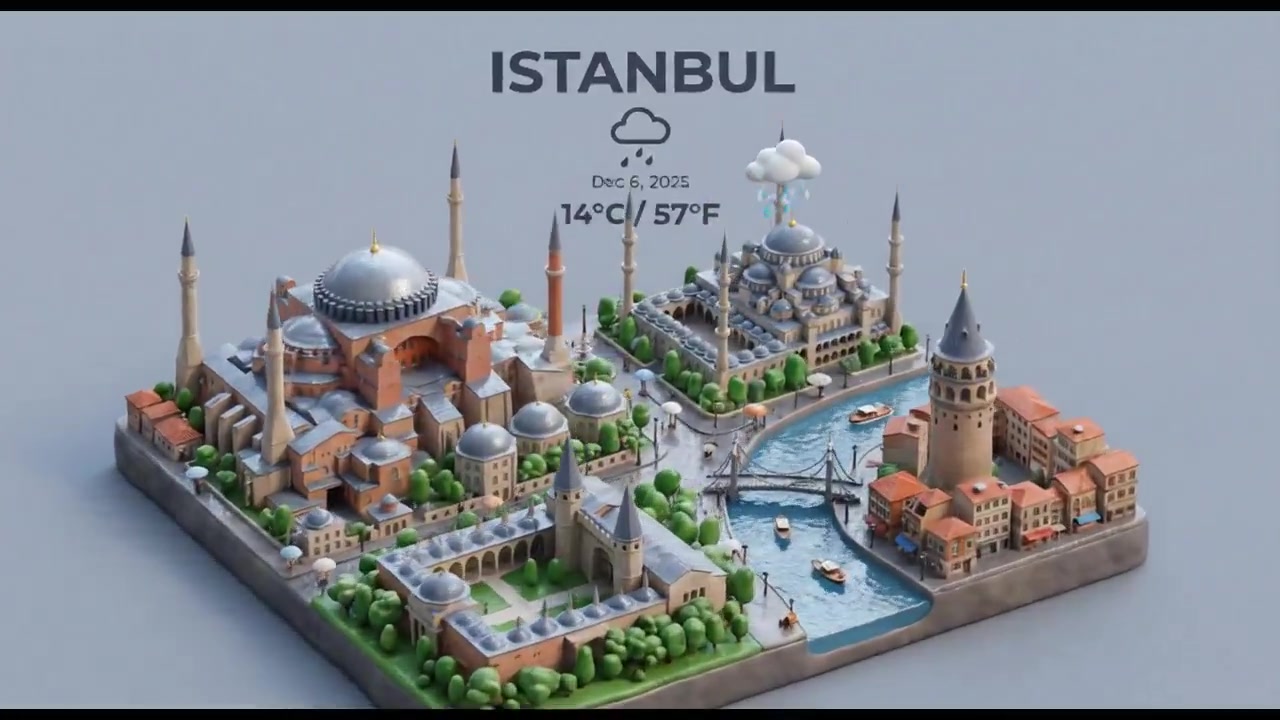 Istanbul City: A 3D Isometric Experience