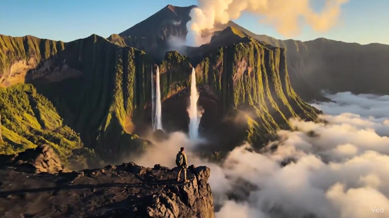 Journey to the Edge of Java's Majestic Stratovolcano