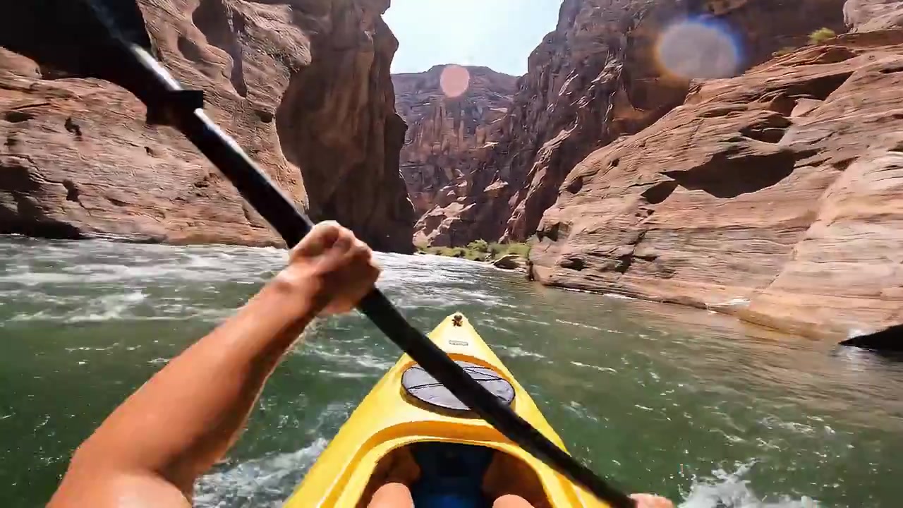 Kayaking Through an Emerald Dream