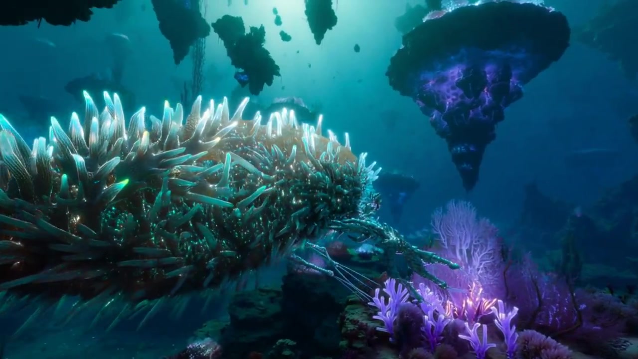 Luminescent Wonders of an Alien Abyss