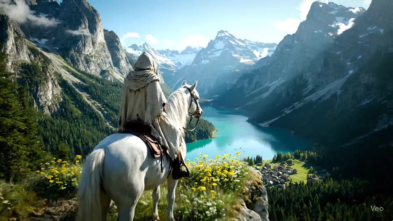 Majestic Journey of the Hooded Rider