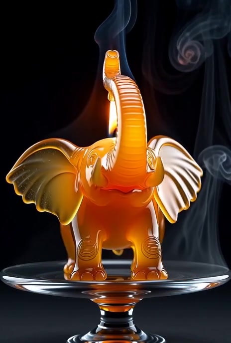 Majestic Melting Candle: A Macro Cinematic Experience