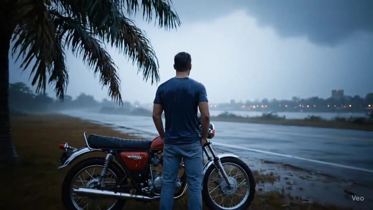 Melancholy on a Rainy Road: A Cinematic Journey