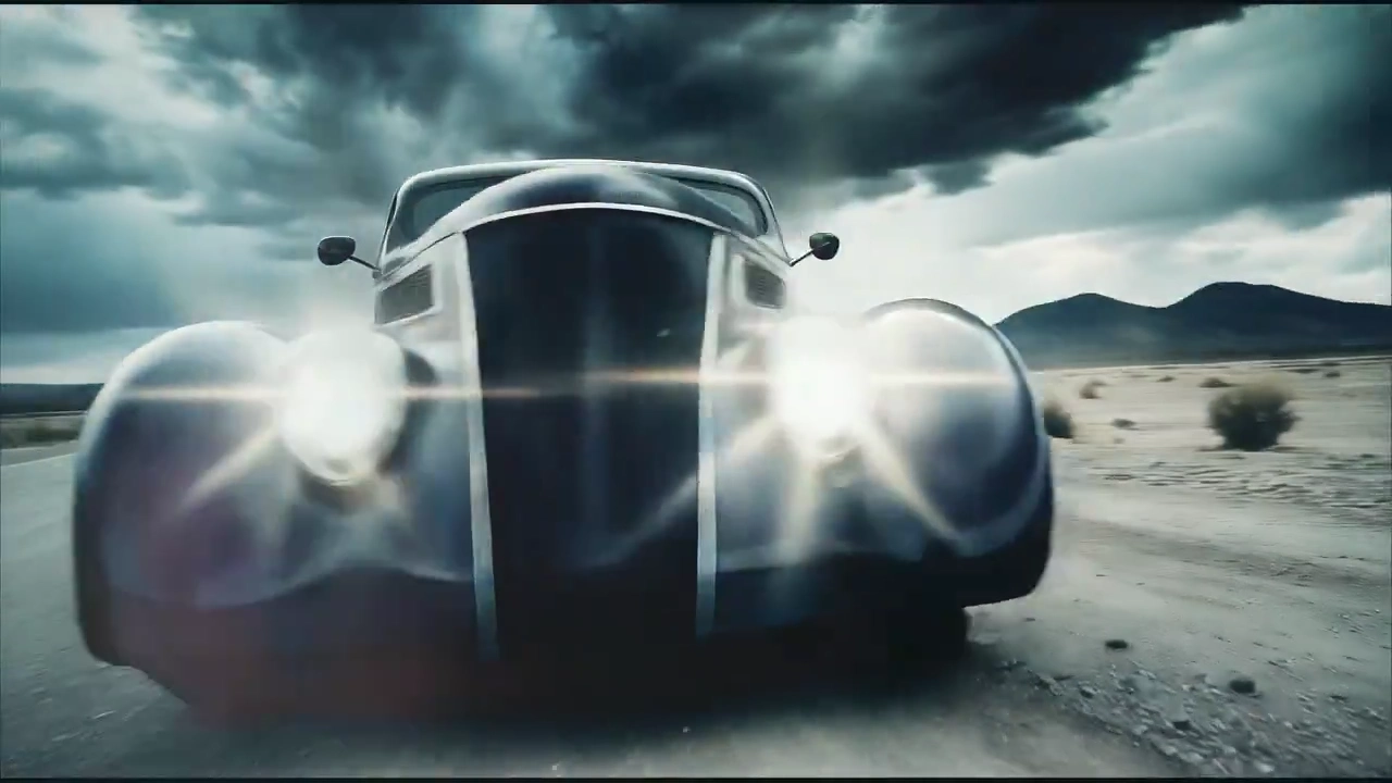 Moody Visuals: A Storm Over the Classic Coupe