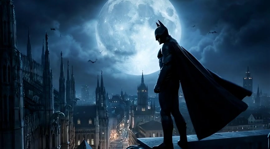 Moonlit Vigilante: A Hero's Solitude