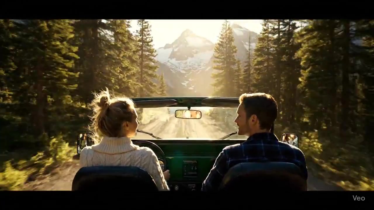 Mountain Escape: A Journey in a Vintage Jeep
