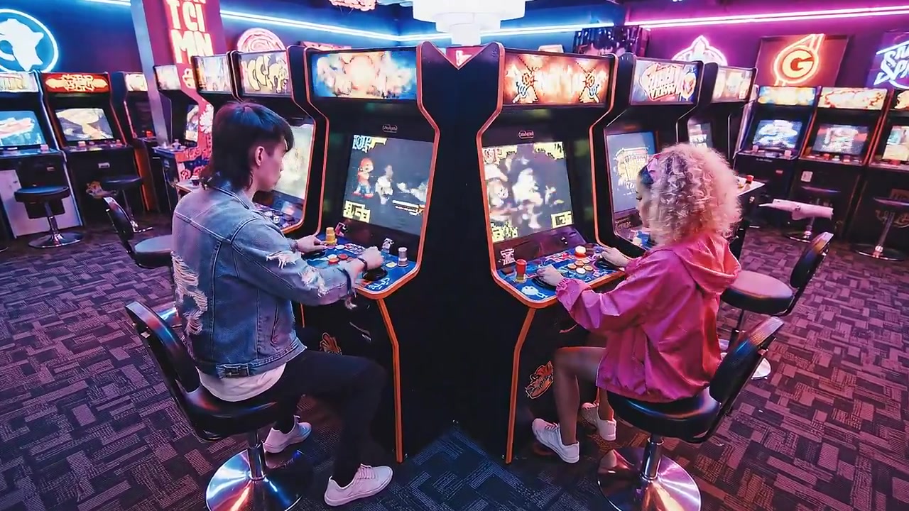 Neon Clash: Retro Arcade Showdown