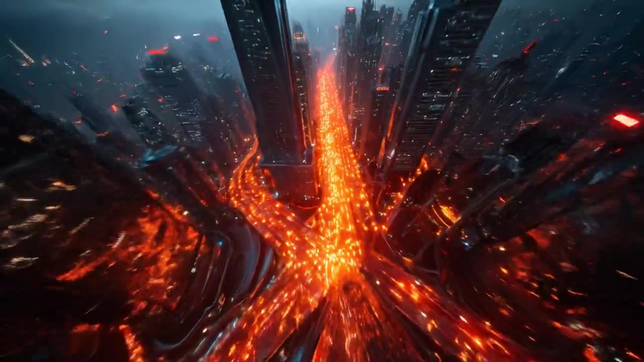 Neon Dreams: Aerial Adventures in a Futuristic Megacity